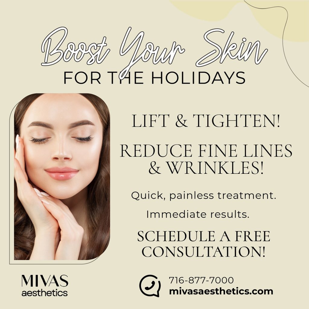 Boost your skin with @mivasaesthetics and sleigh the holiday season!