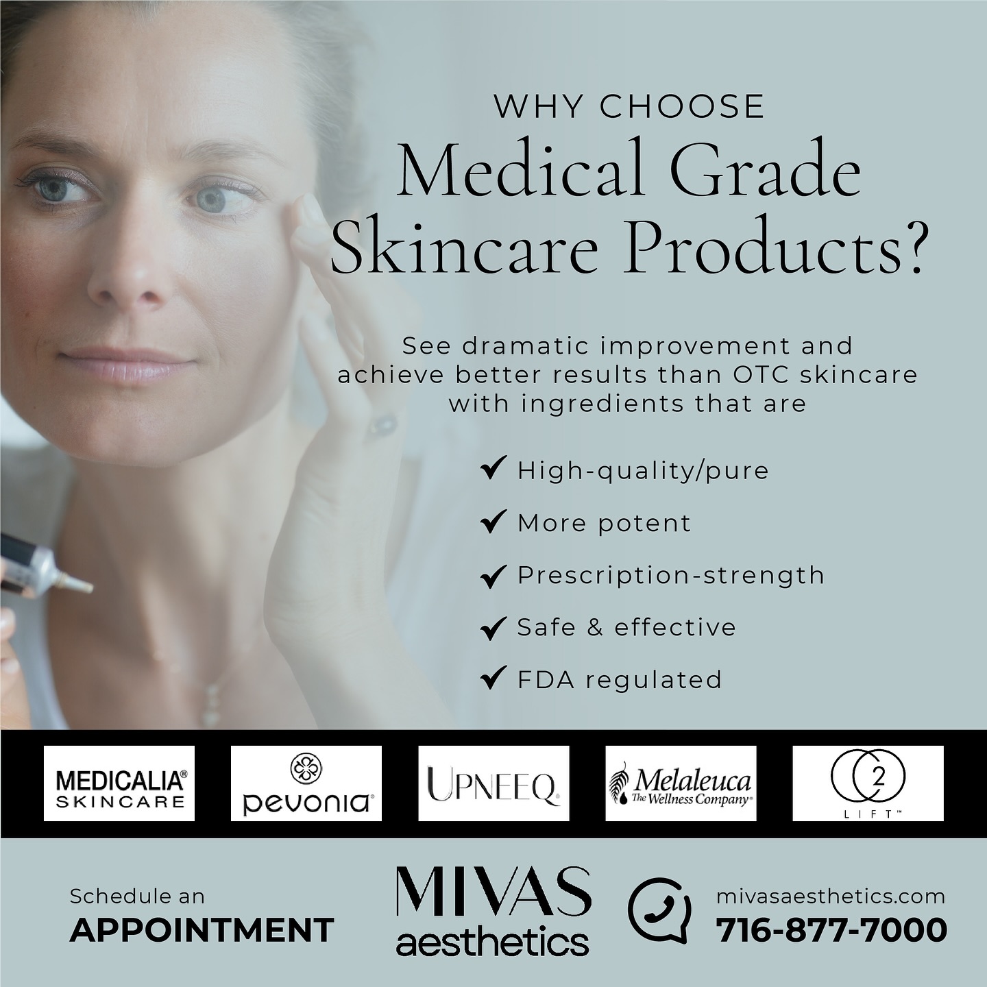 Medical Grade Skin Care Products - MIVAS aesthetics