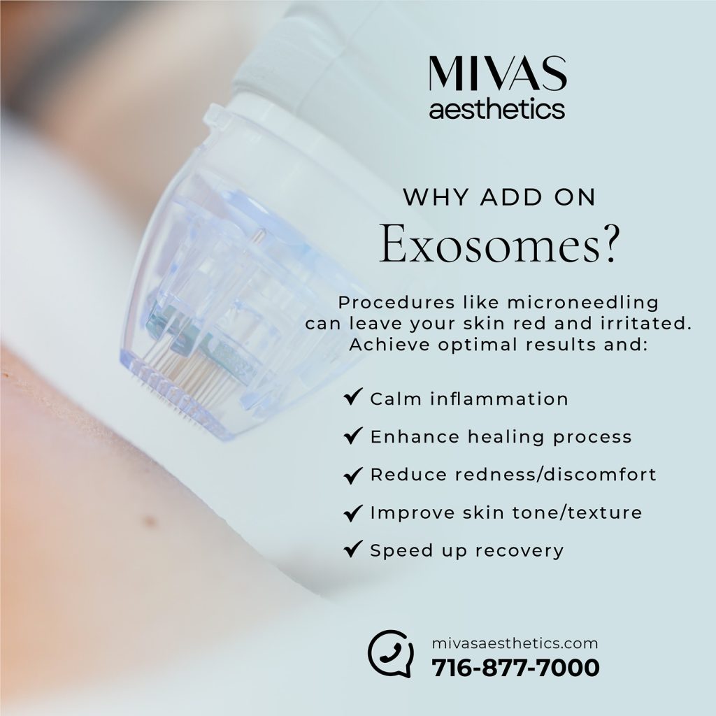 Why add on Exosomes to your treatment with @mivasaesthetics ?