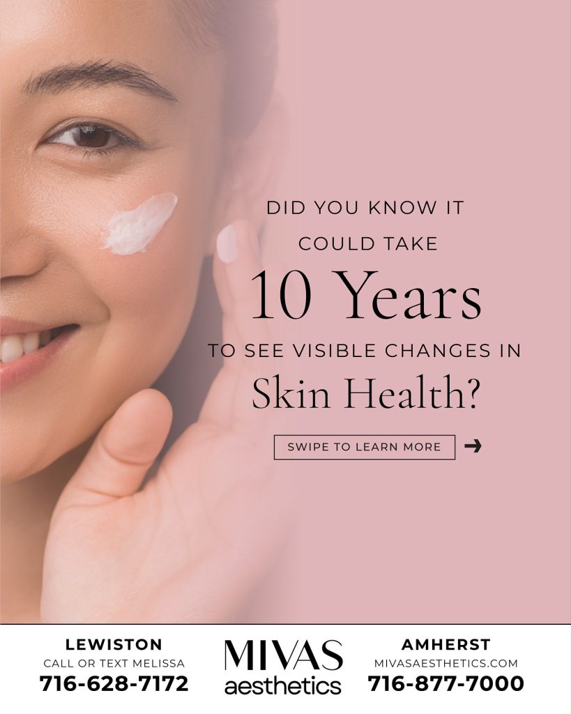 Did you know it could take 10 years to see visible changes in skin health?
